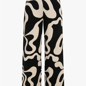 Cider Everyday Illusion Psychedelic Swirl Wide Leg Pants - EUC, sz small